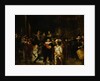 Militia Company of District II under the Command of Captain Frans Banninck Cocq by Rembrandt Harmensz. van Rijn