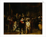 Militia Company of District II under the Command of Captain Frans Banninck Cocq by Rembrandt Harmensz. van Rijn