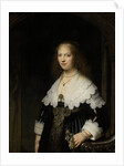 Portrait of a Woman by Rembrandt Harmensz. van Rijn