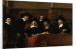 The Wardens of the Amsterdam Drapers' Guild by Rembrandt Harmensz. van Rijn