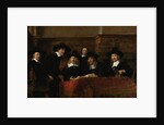 The Wardens of the Amsterdam Drapers' Guild by Rembrandt Harmensz. van Rijn