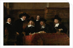 The Wardens of the Amsterdam Drapers' Guild by Rembrandt Harmensz. van Rijn