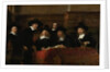 The Wardens of the Amsterdam Drapers' Guild by Rembrandt Harmensz. van Rijn
