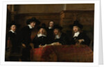 The Wardens of the Amsterdam Drapers' Guild by Rembrandt Harmensz. van Rijn