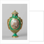 Pair of vases (vases à perles or vases à panneaux) by Manufacture de Sèvres