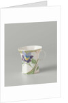 Cup, part of a set, painted with violins by C.W.J. 't Hart