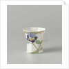 Cup, part of a set, painted with violins by C.W.J. 't Hart