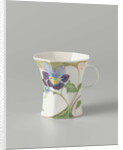 Cup, part of a set, painted with violins by C.W.J. 't Hart