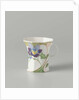 Cup, part of a set, painted with violins by C.W.J. 't Hart