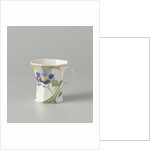 Cup, part of a set, painted with violins by C.W.J. 't Hart