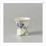Cup, part of a set, painted with violins by C.W.J. 't Hart