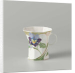 Cup, part of a set, painted with violins by C.W.J. 't Hart