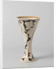 Tulips Vase with decor in black, tan and brown by Willem Elstrodt