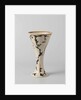 Tulips Vase with decor in black, tan and brown by Willem Elstrodt