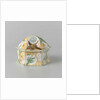 Lid of a bonbonnière with flowers and bird by Sam Schellink