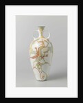 Vase of porcelain decorated with dragon by J.L. Verhoog