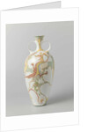 Vase of porcelain decorated with dragon by J.L. Verhoog