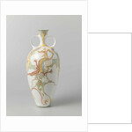 Vase of porcelain decorated with dragon by J.L. Verhoog