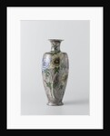 Vase with painting of flowers, Firma Wed. N.S.A. Brantjes en Co. by Philippus Lagrand