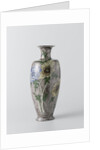 Vase with painting of flowers, Firma Wed. N.S.A. Brantjes en Co. by Philippus Lagrand