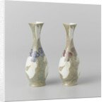Vase with decoration of lily-like flower by J.M.G. Hakkert