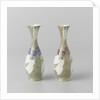 Vase with decoration of lily-like flower by J.M.G. Hakkert