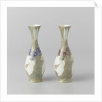 Vase with decoration of lily-like flower by J.M.G. Hakkert