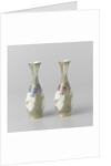 Vase with decoration of lily-like flower by J.M.G. Hakkert