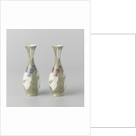 Vase with decoration of lily-like flower by J.M.G. Hakkert