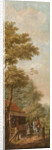 Three wall hangings with a Dutch landscape by Jurriaan Andriessen