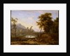 Italian Landscape with turned snapped tree by Nicolaes Piemont