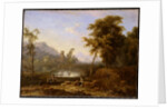 Italian Landscape with turned snapped tree by Nicolaes Piemont