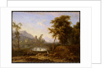Italian Landscape with turned snapped tree by Nicolaes Piemont