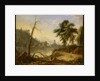 Italian Landscape with muleteer by Nicolaes Piemont