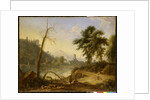 Italian Landscape with muleteer by Nicolaes Piemont