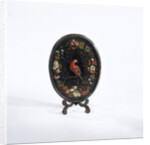 Folding table made of black lacquered white wood, with a foldable blade by Willem Hendrik Wilhelmus van Royen