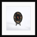 Folding table made of black lacquered white wood, with a foldable blade by Willem Hendrik Wilhelmus van Royen