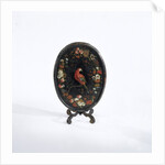 Folding table made of black lacquered white wood, with a foldable blade by Willem Hendrik Wilhelmus van Royen