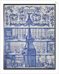 Tile panel with the tile and pottery factory in Bolsward by Anonymous