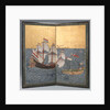 Japanese screen by Genkei-school Nagasaki