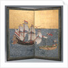 Japanese screen by Genkei-school Nagasaki