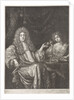 Portrait of Adriaen van Beverland with a lady of easy virtue by Ary de Vois