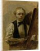 Self-Portrait in Front of the Easel by Albert Neuhuys
