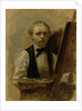 Self-Portrait in Front of the Easel by Albert Neuhuys