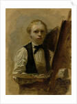 Self-Portrait in Front of the Easel by Albert Neuhuys