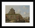 Town Rampart with Gunpowder-Magazine, Carel Jacobus Behr by Gijsbertus Craeyvanger