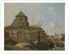 Town Rampart with Gunpowder-Magazine, Carel Jacobus Behr by Gijsbertus Craeyvanger