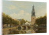 The Torensluis Bridge with the Tower called Jan Roodenpoortstoren in Amsterdam, The Netherlands by Hendrik Gerrit ten Cate