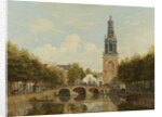 The Torensluis Bridge with the Tower called Jan Roodenpoortstoren in Amsterdam, The Netherlands by Hendrik Gerrit ten Cate