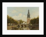 The Torensluis Bridge with the Tower called Jan Roodenpoortstoren in Amsterdam, The Netherlands by Hendrik Gerrit ten Cate